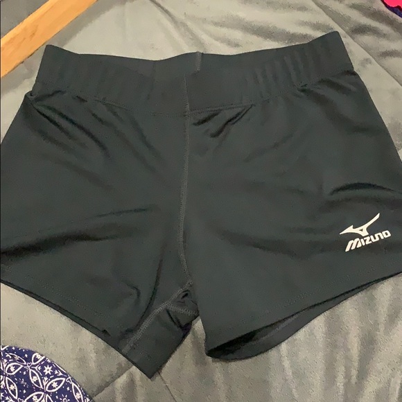 black mizuno volleyball spandex